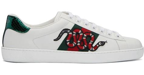 gucci snake trainers mens|Gucci sneakers sale men's.